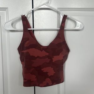 pink camo align tank size 2